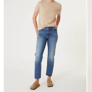 Level 99 Women's Straight Leg Blue Jeans